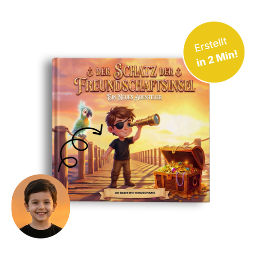Die Freundschaftsinsel - Personalisiertes Kinderbuch